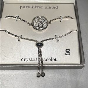 Sparkle Allure “S” crystal bracelet